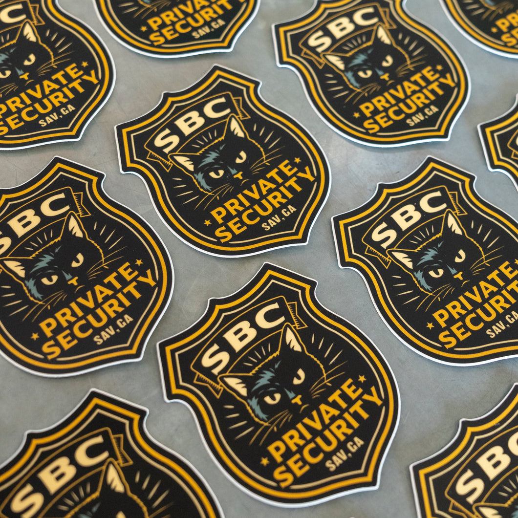 SBC Private Security Sticker